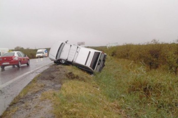 Accident rutier grav pe Autostrada Soarelui